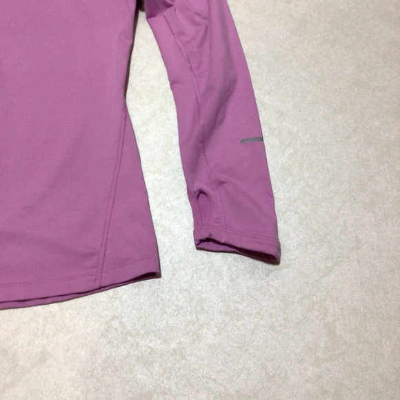 Nike Dri-Fit Lavender Long Sleeve Shirt, Size Large - Picture 5 of 12